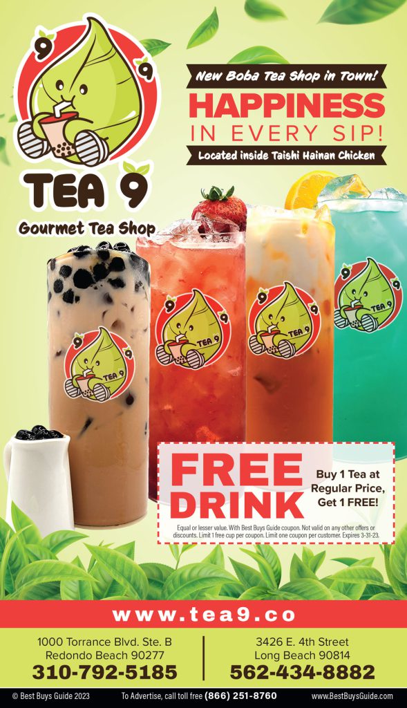 Tea 9 Gourmet Tea Shop ad